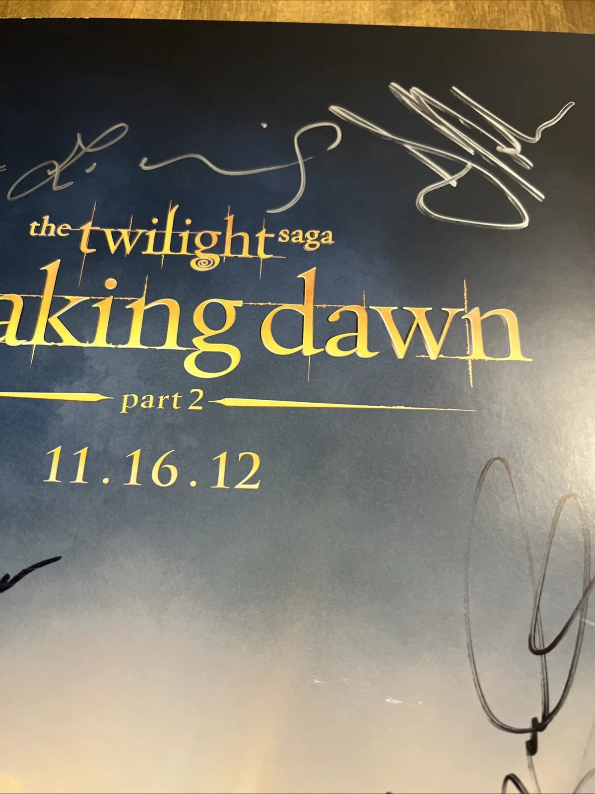 SDCC 2012 Twilight Breaking Dawn 11x17 Poster Signed Cast Maggie Grace +6, image 4
