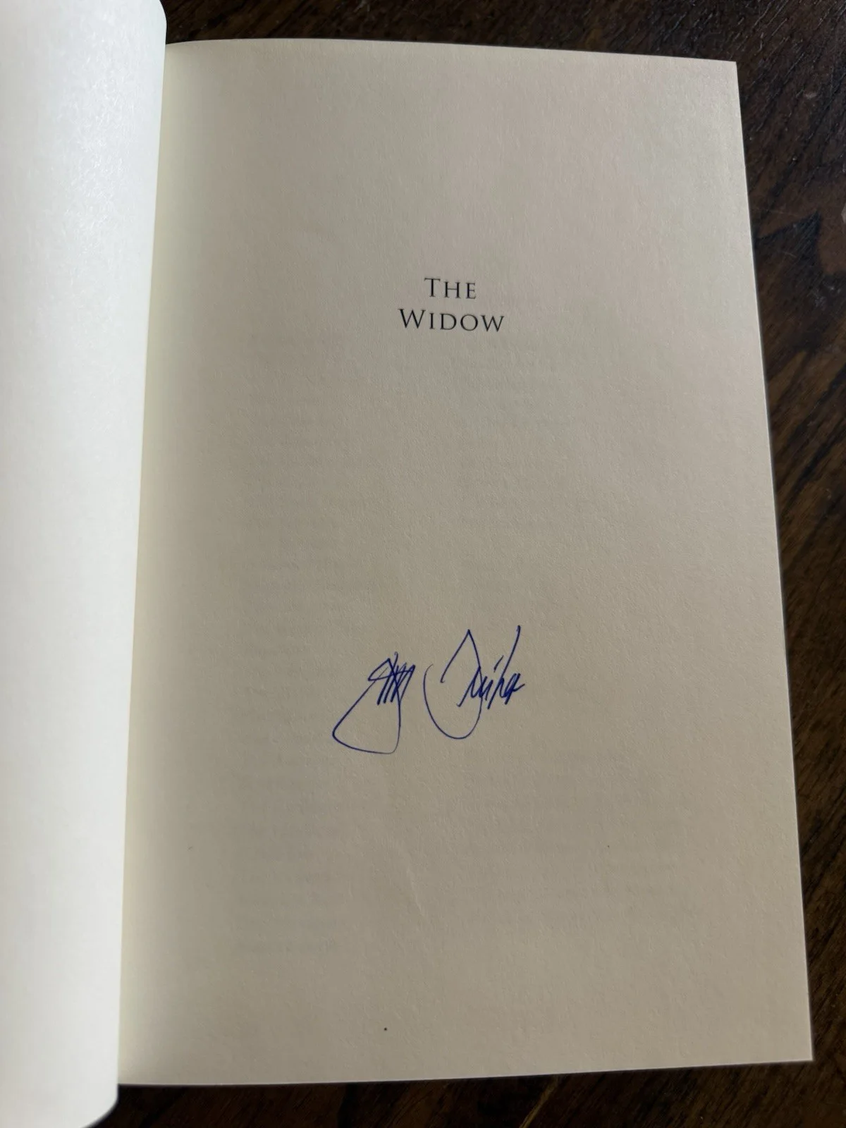 John Grisham — SIGNED - THE WIDOW John Grisham 2025 Hardcover, image 2