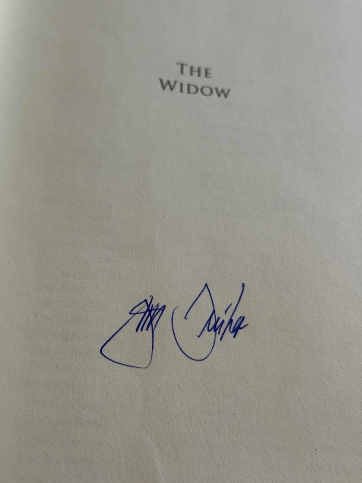 John Grisham — SIGNED - THE WIDOW John Grisham 2025 Hardcover, image 5