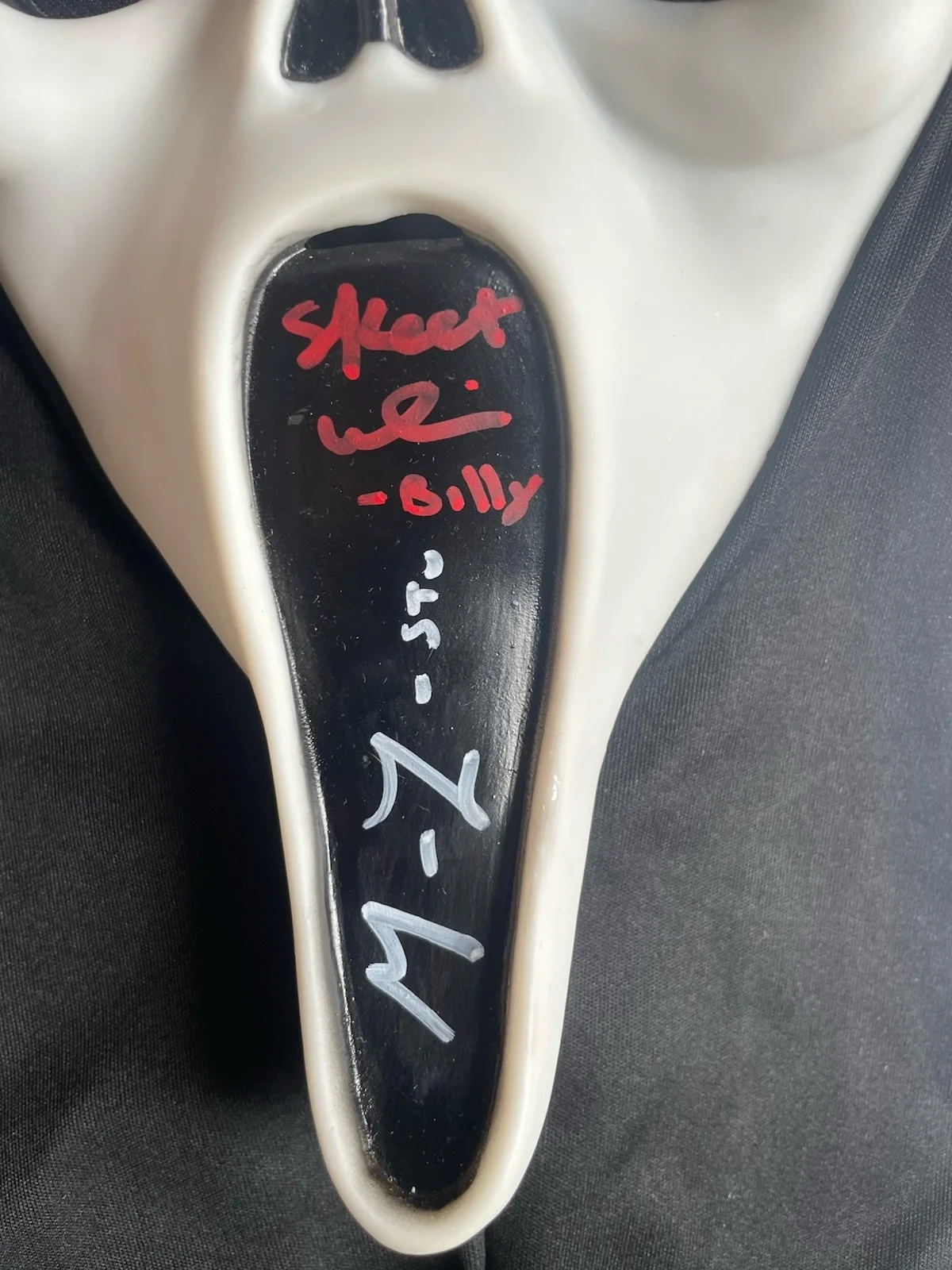 Matthew Lillard — Matthew Lillard Skeet Ulrich Hand Signed Ghost Face Mask Scream Billy Stu, изображение 2