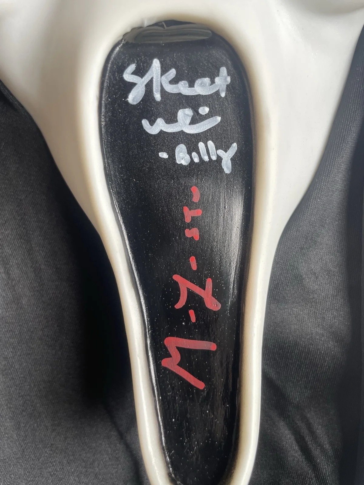 Matthew Lillard — Matthew Lillard Skeet Ulrich Hand Signed Ghost Face Mask Scream Billy Stu, изображение 2