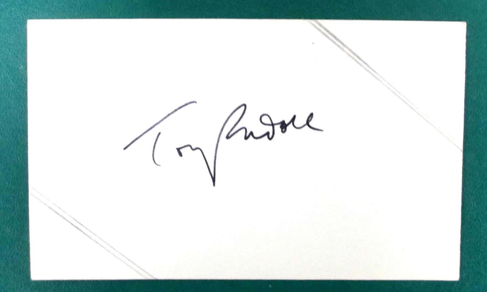 Jack Klugman Tony Randall — JACK KLUGMAN / TONY RANDALL (The Odd Couple) Autographs on 3 X 5 cards JDA #1, изображение 3
