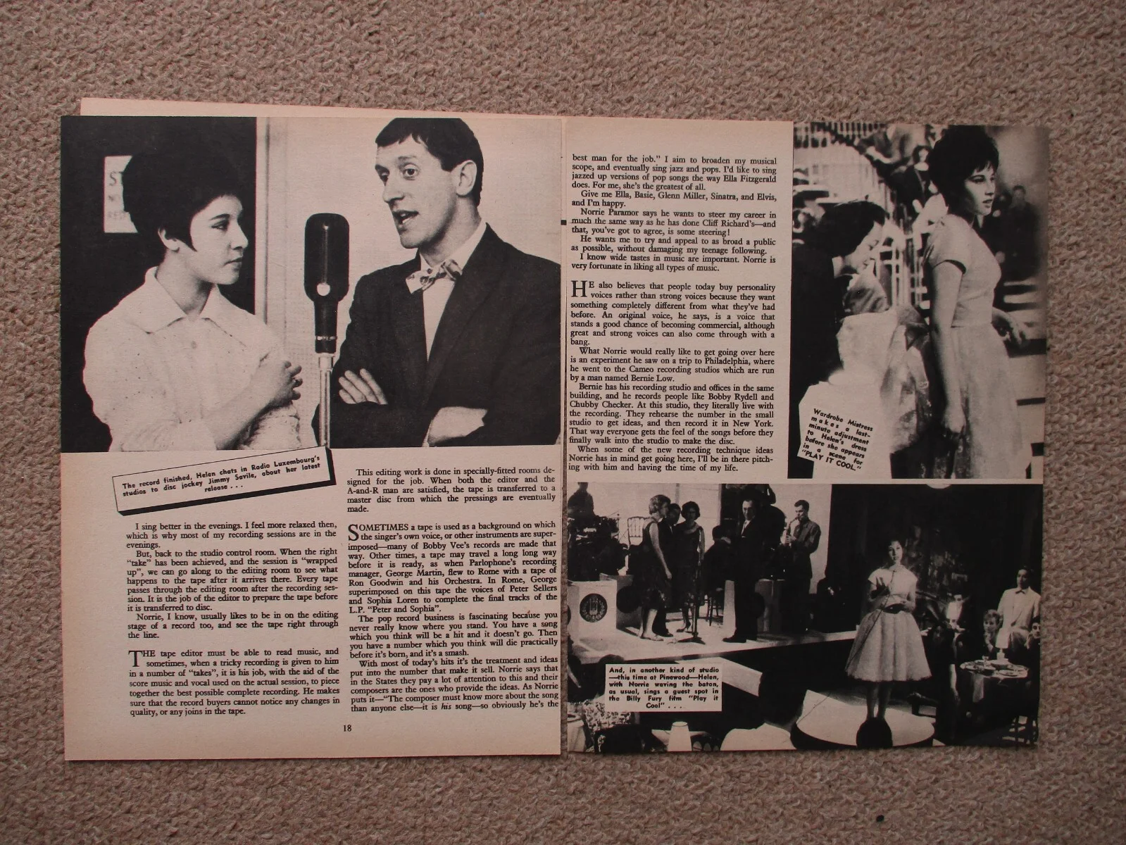Helen Shapiro. Original 1962 article with pics., image 2