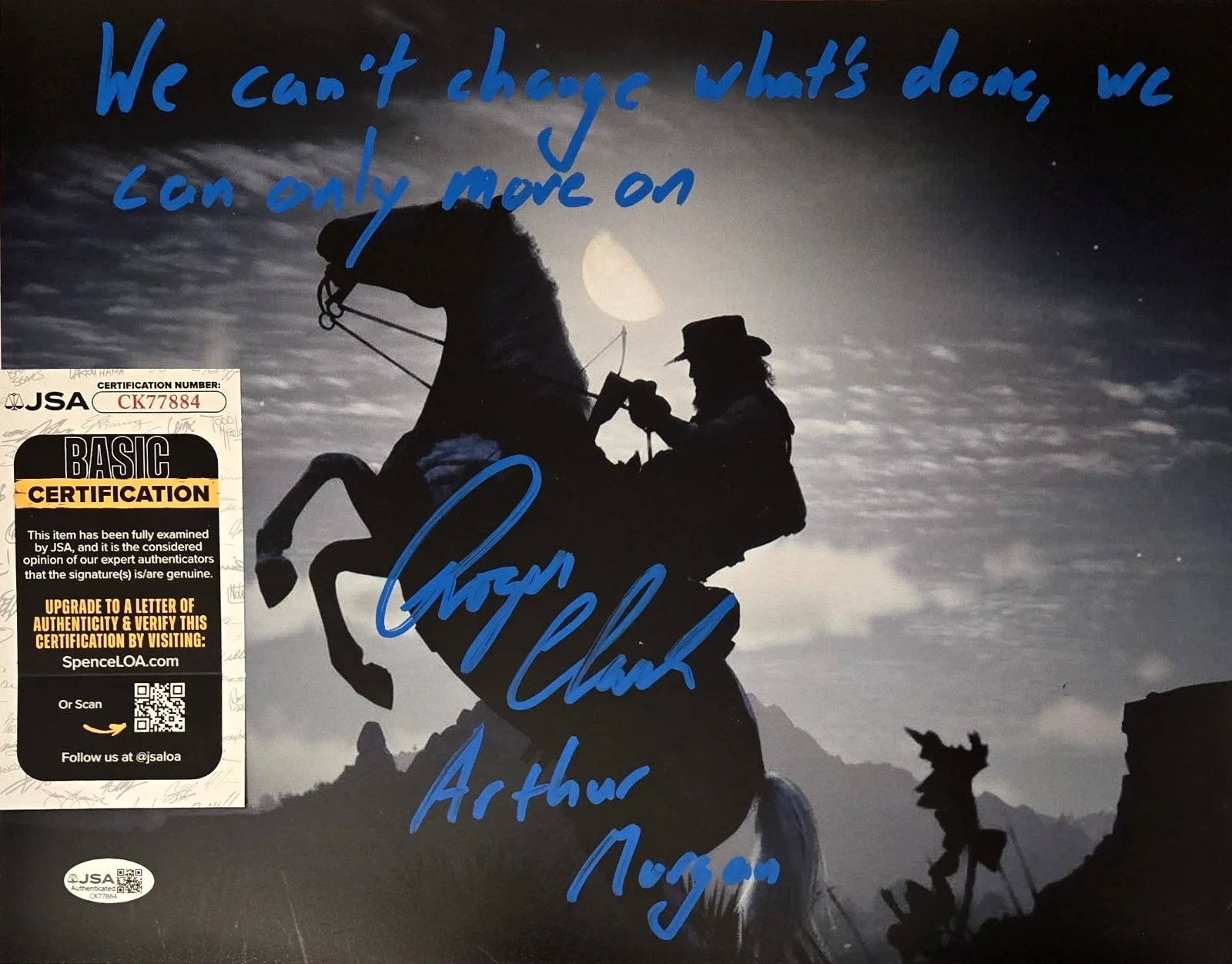 Roger Clark — Roger Clark Signed Photo Red Dead Redemption Arthur Morgan Autograph JSA COA 884