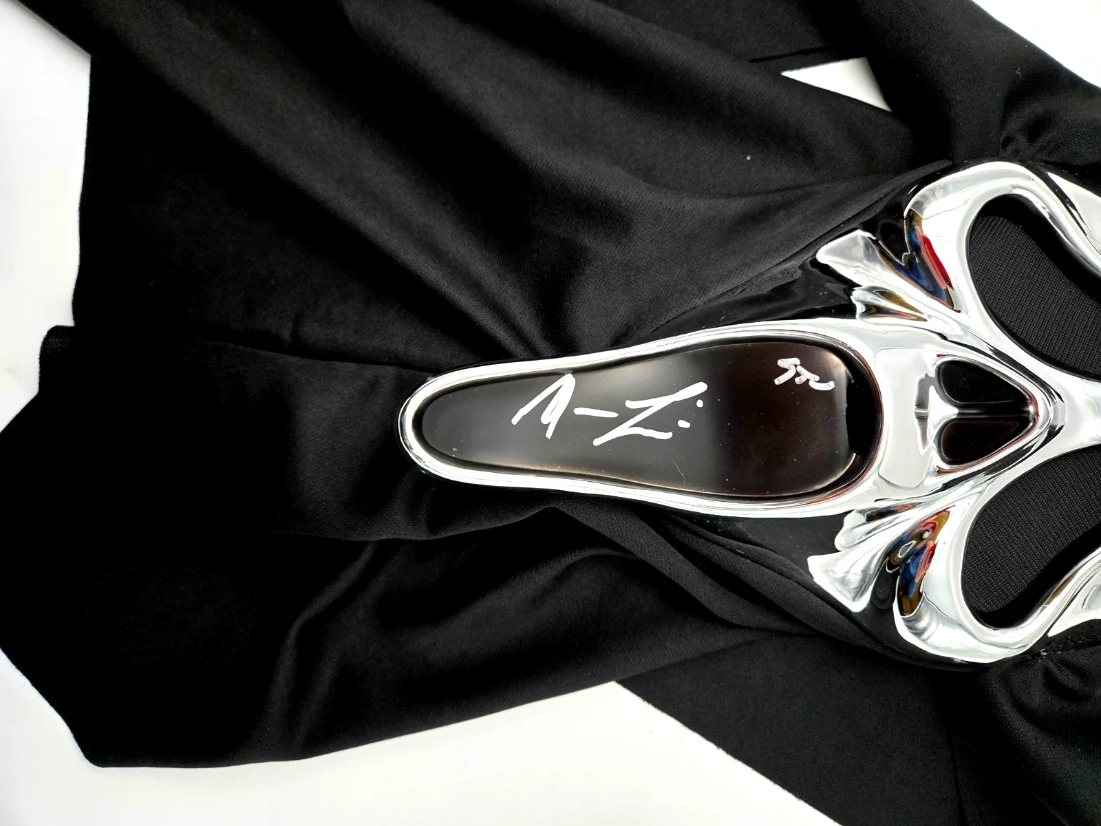 Matthew Lillard — Ghostface Signed Mask Scream Matthew Lillard Chrome Stu Beckett COA 599, изображение 3