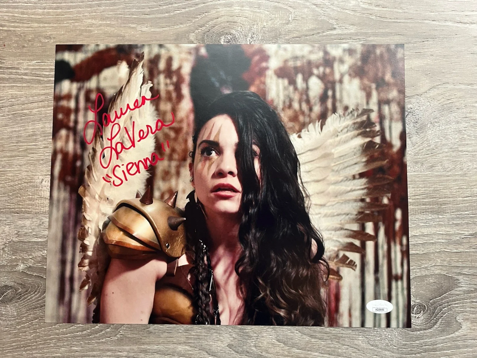 Lauren LaVera — Lauren LaVera Signed Terrifier 2 11x14 Photo JSA COA Sienna Art The Clown Horror, изображение 2