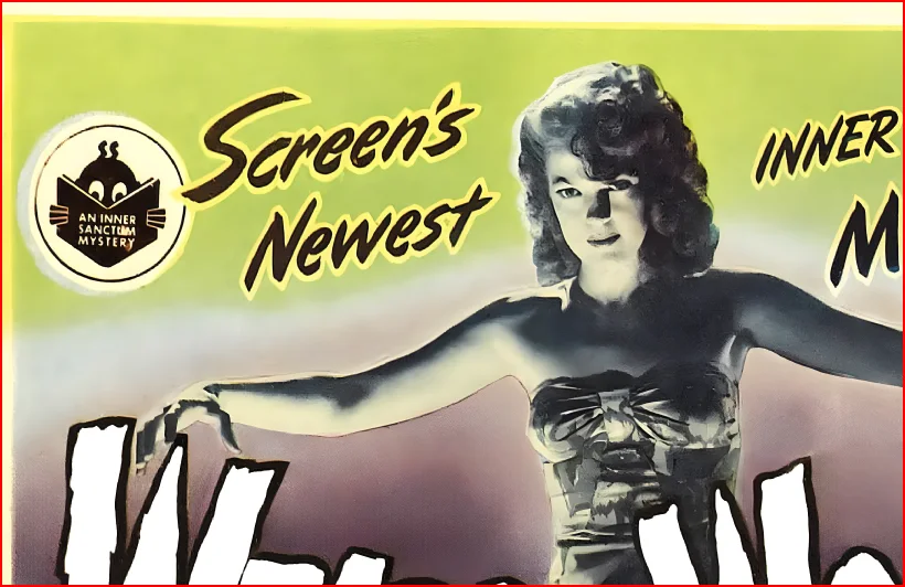 Weird Woman 1944 Mystery Horror Film - Restored 27.2" x 41" US One Sheet, image 5
