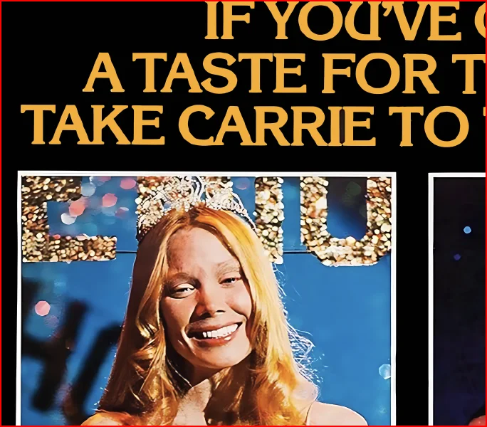 Carrie 1976 Supernatural Horror Film - Restored 27.2" x 41" US One Sheet, image 3