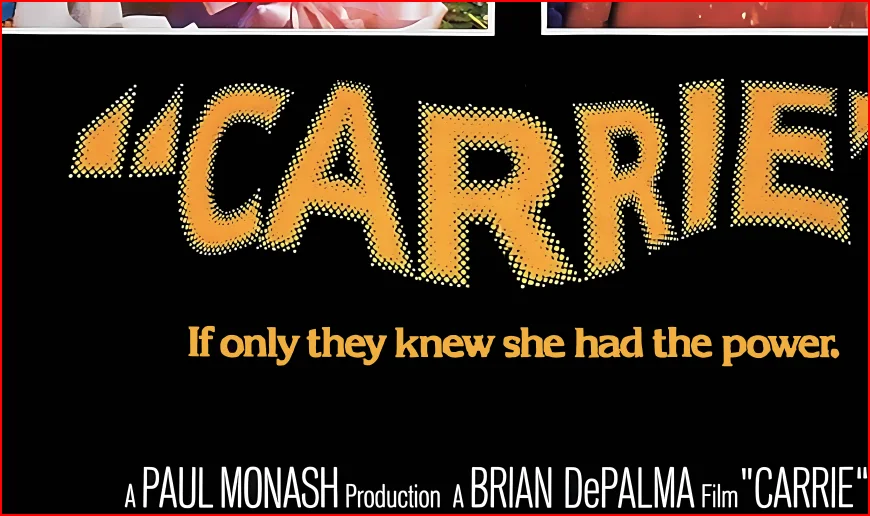 Carrie 1976 Supernatural Horror Film - Restored 27.2" x 41" US One Sheet, image 5
