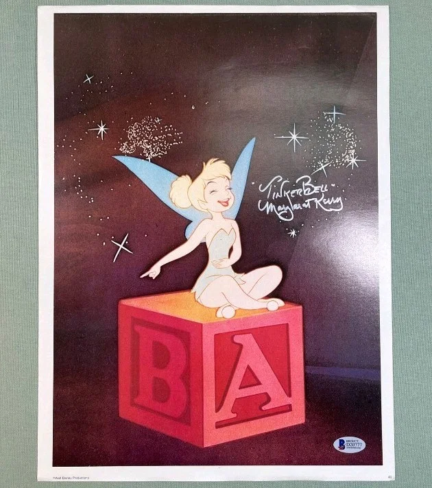 Margaret Kerry — Margaret Kerry OG Tinkerbell Model Autographed Signed 1977 Poster 11X15 Beckett