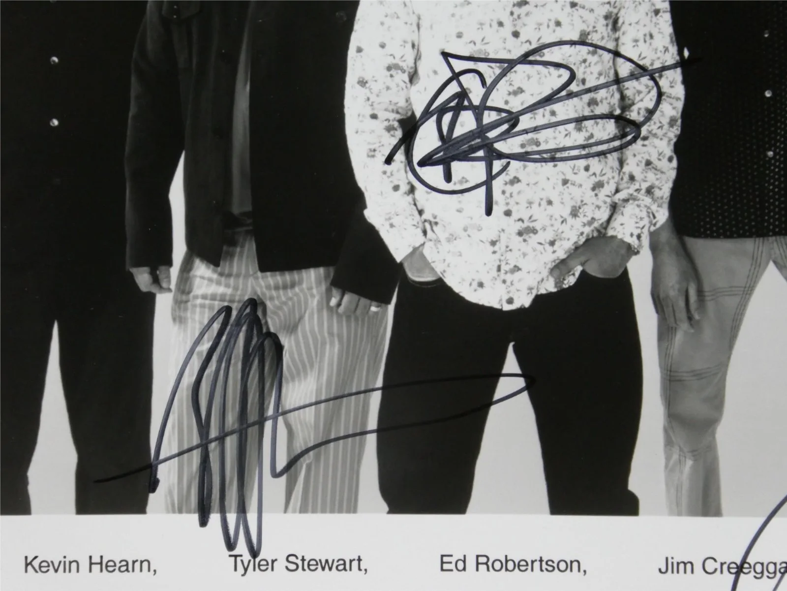 Barenaked Ladies Signed 8x10 Photo Tyler Stewart Ed Robertson Jim Creeggan +1, изображение 2