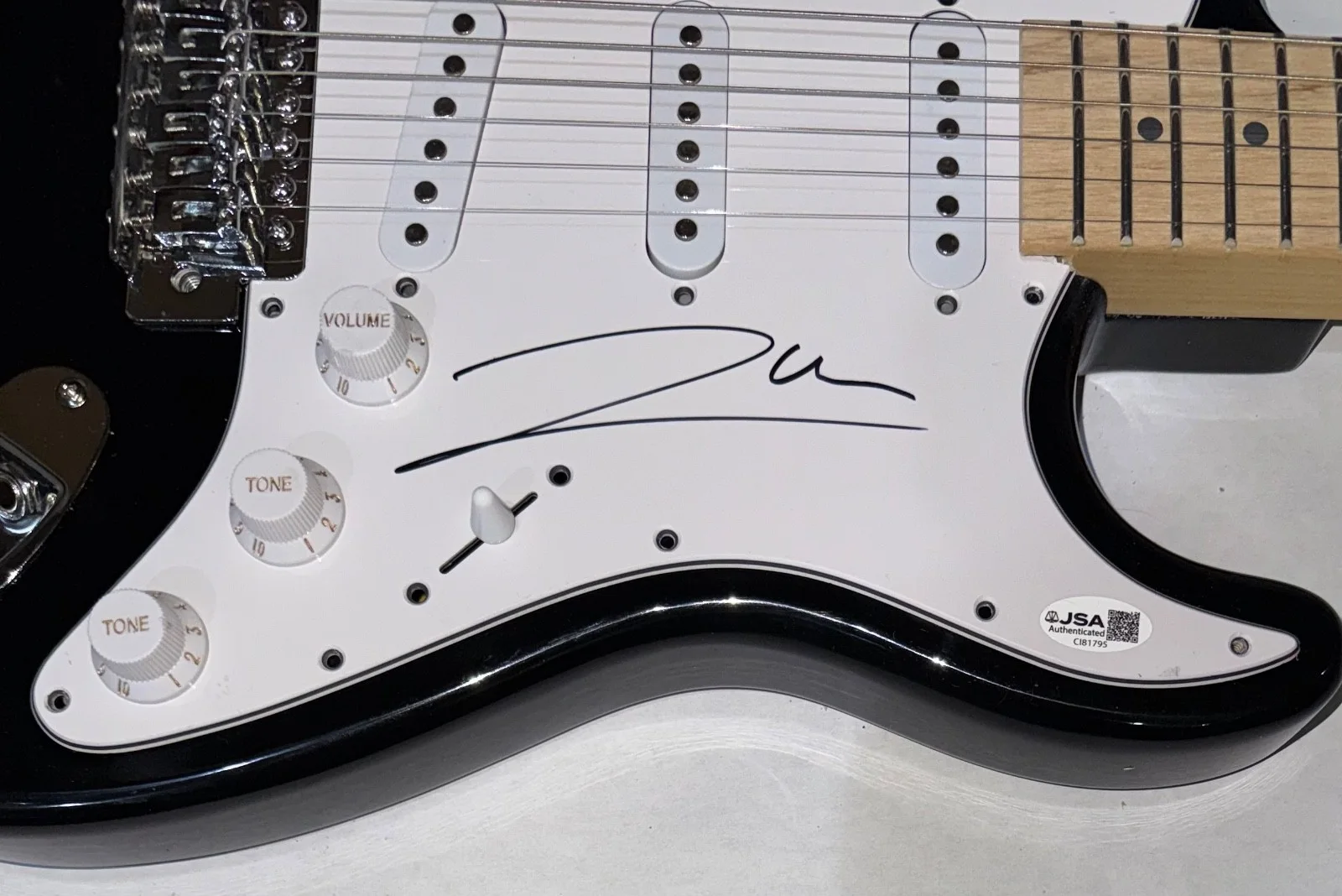 Rob Zombie Signed Autograph Electric Guitar White Zombie JSA COA, image 4