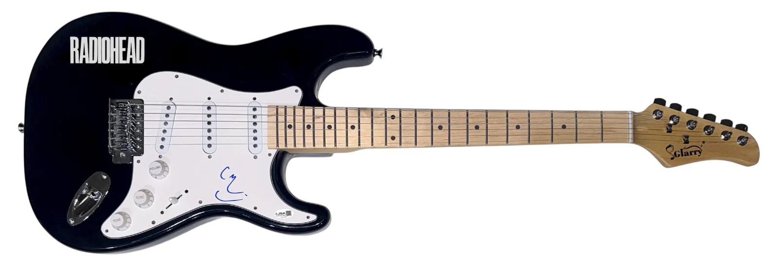 Colin Greenwood Radiohead Signed Autograph Electric Guitar Band Bassist JSA COA, изображение 2
