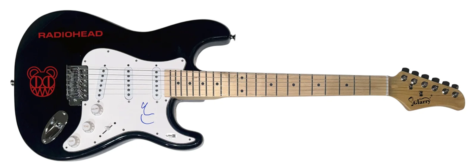 Colin Greenwood Radiohead Signed Autograph Electric Guitar Band Bassist JSA COA, изображение 2