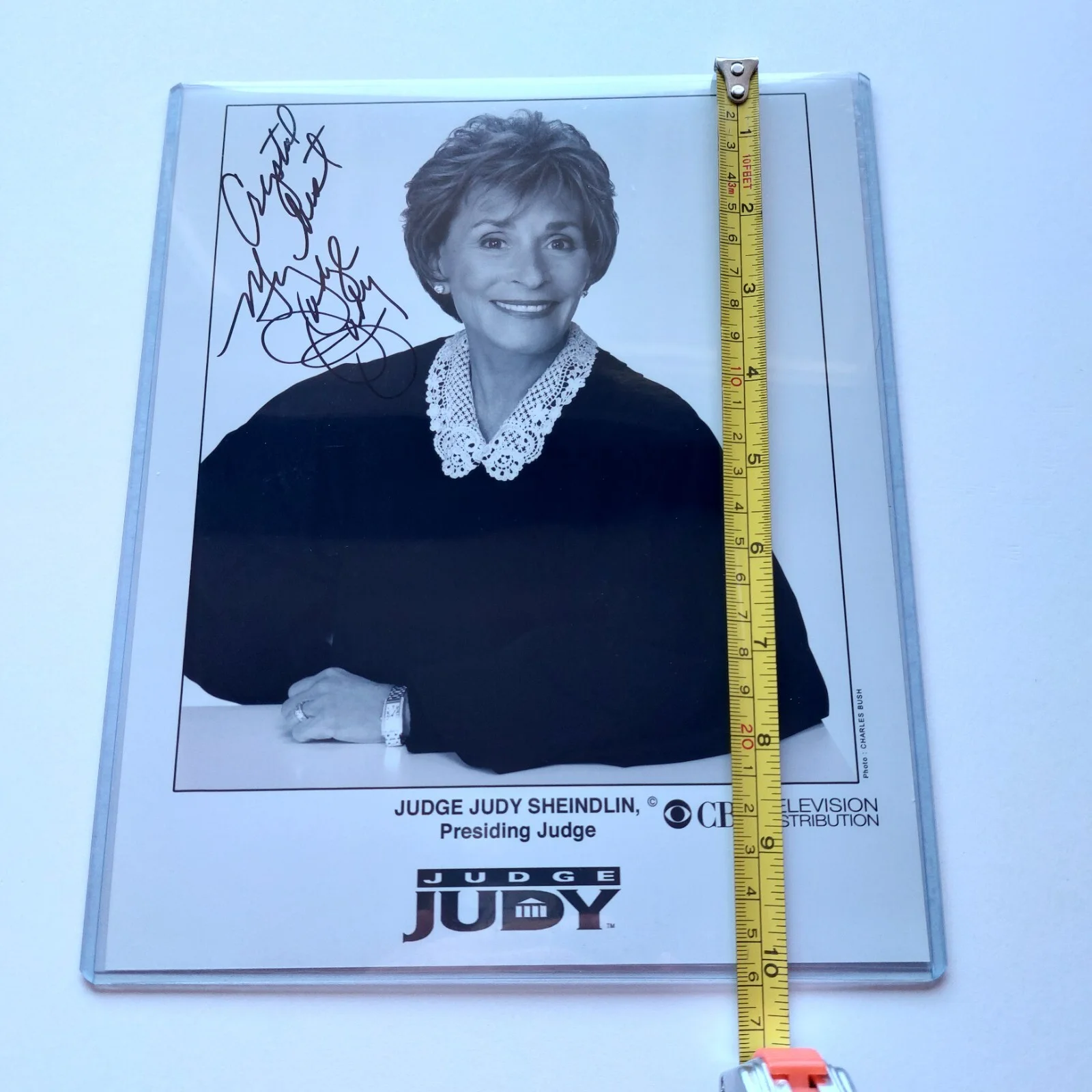 Judge Judy Scheindlin — Judge Judy Scheindlin Signed Autographed 8x10 Photo CBS Studio, image 3