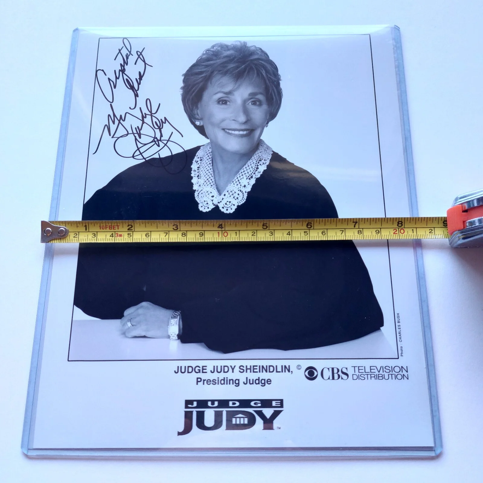 Judge Judy Scheindlin — Judge Judy Scheindlin Signed Autographed 8x10 Photo CBS Studio, image 4