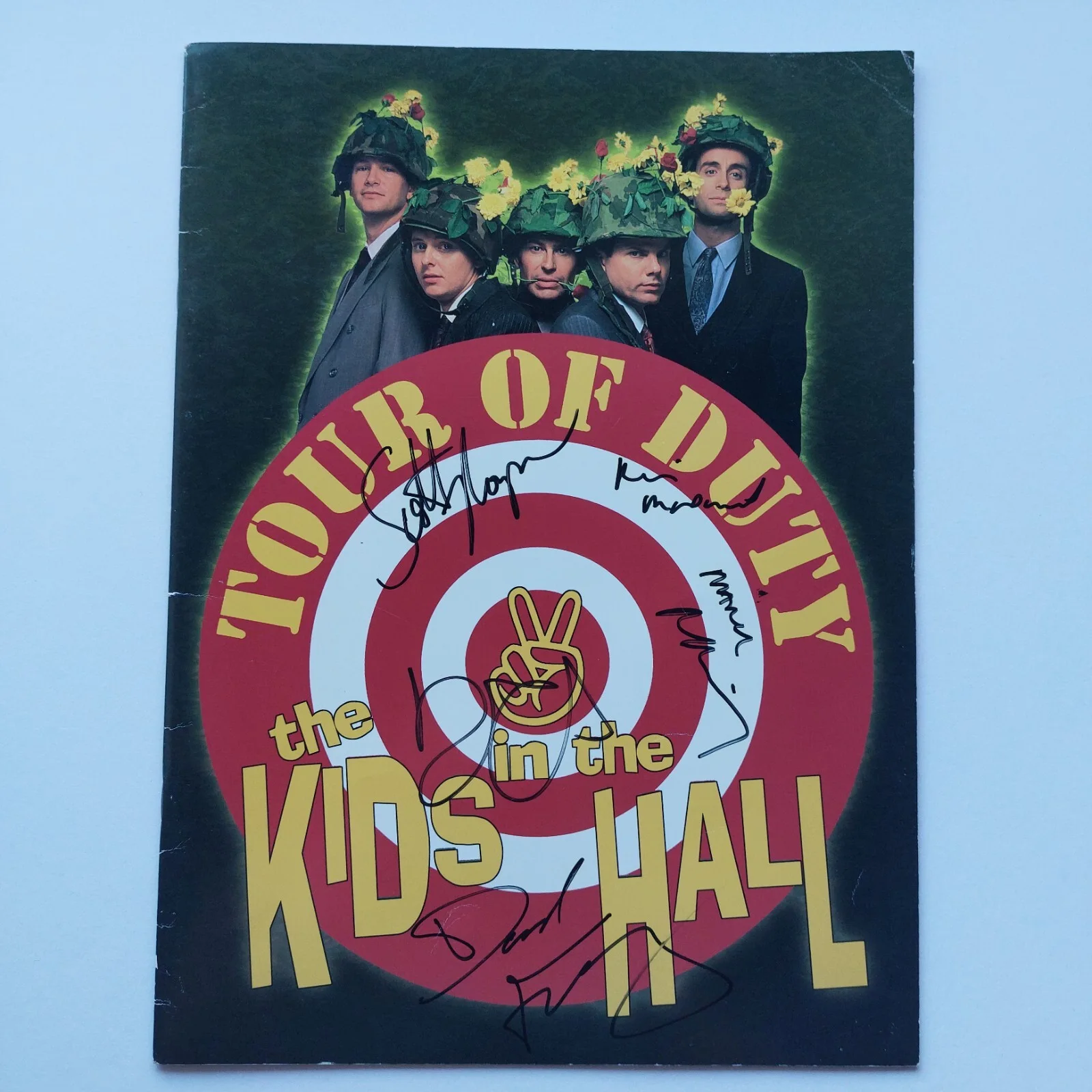 Cast — Kids In The Hall Cast by all 5 Signed Autographed 9x13 Photo Tour Program RARE, image 2