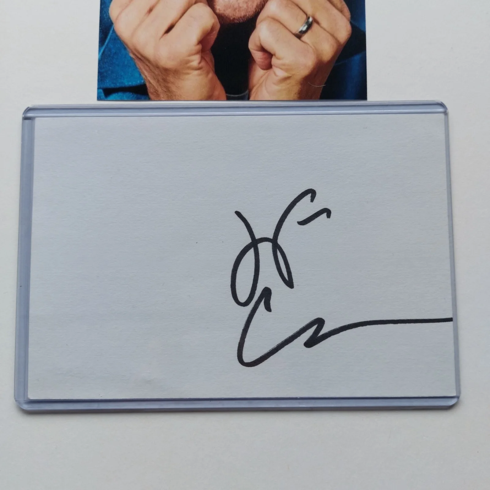 Jeff Goldblum — Jeff Goldblum Signed 4x6 Index Card with COA Jurassic Park Independence Day, image 3