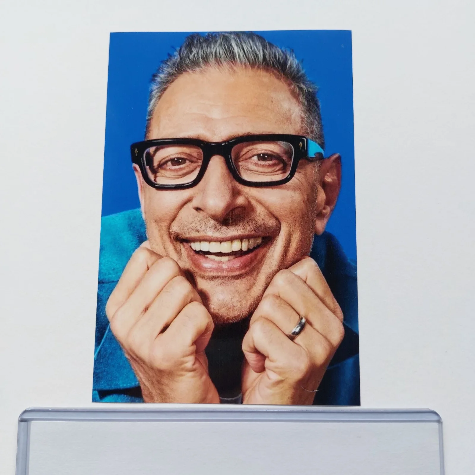 Jeff Goldblum — Jeff Goldblum Signed 4x6 Index Card with COA Jurassic Park Independence Day, image 4