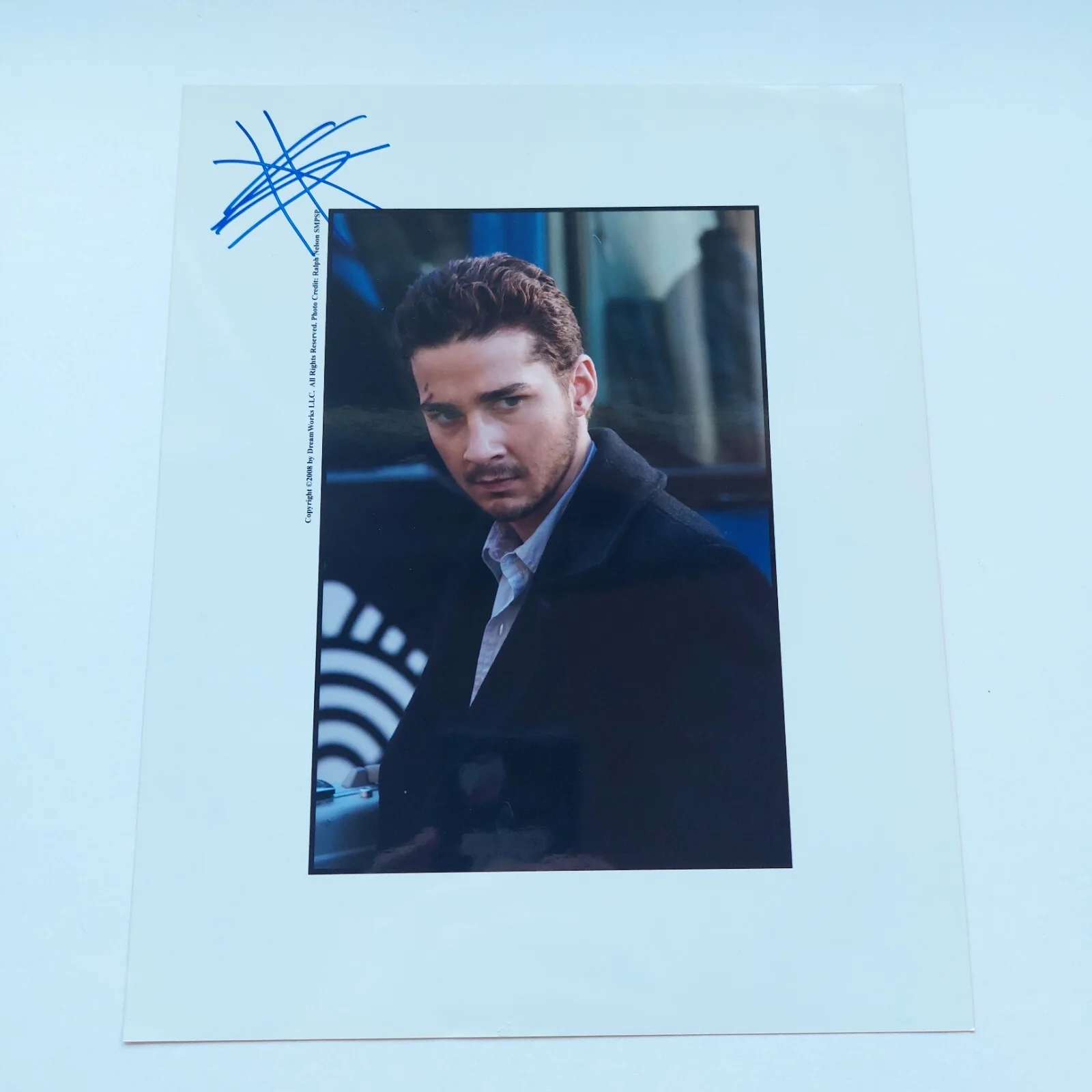 Shia Labeouf — Shia Labeouf Signed 8X10 PHOTO (Holes, Transformers, Fury, Peanut Butter Falcon)