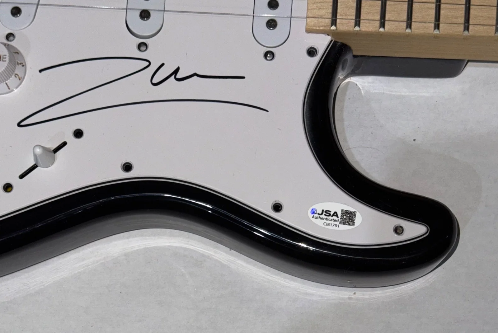 Rob Zombie Signed Autograph Electric Guitar White Zombie JSA COA, image 3