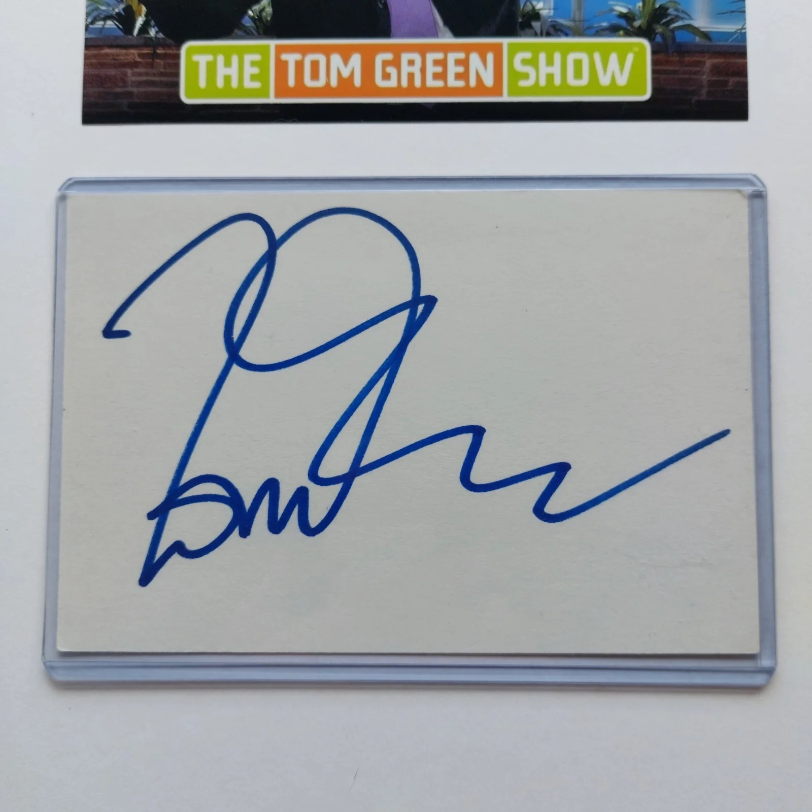 Tom Green — Tom Green Signed 4x6 Index Card COA Canadian Comedian Tom Green Show Road Trip, изображение 3
