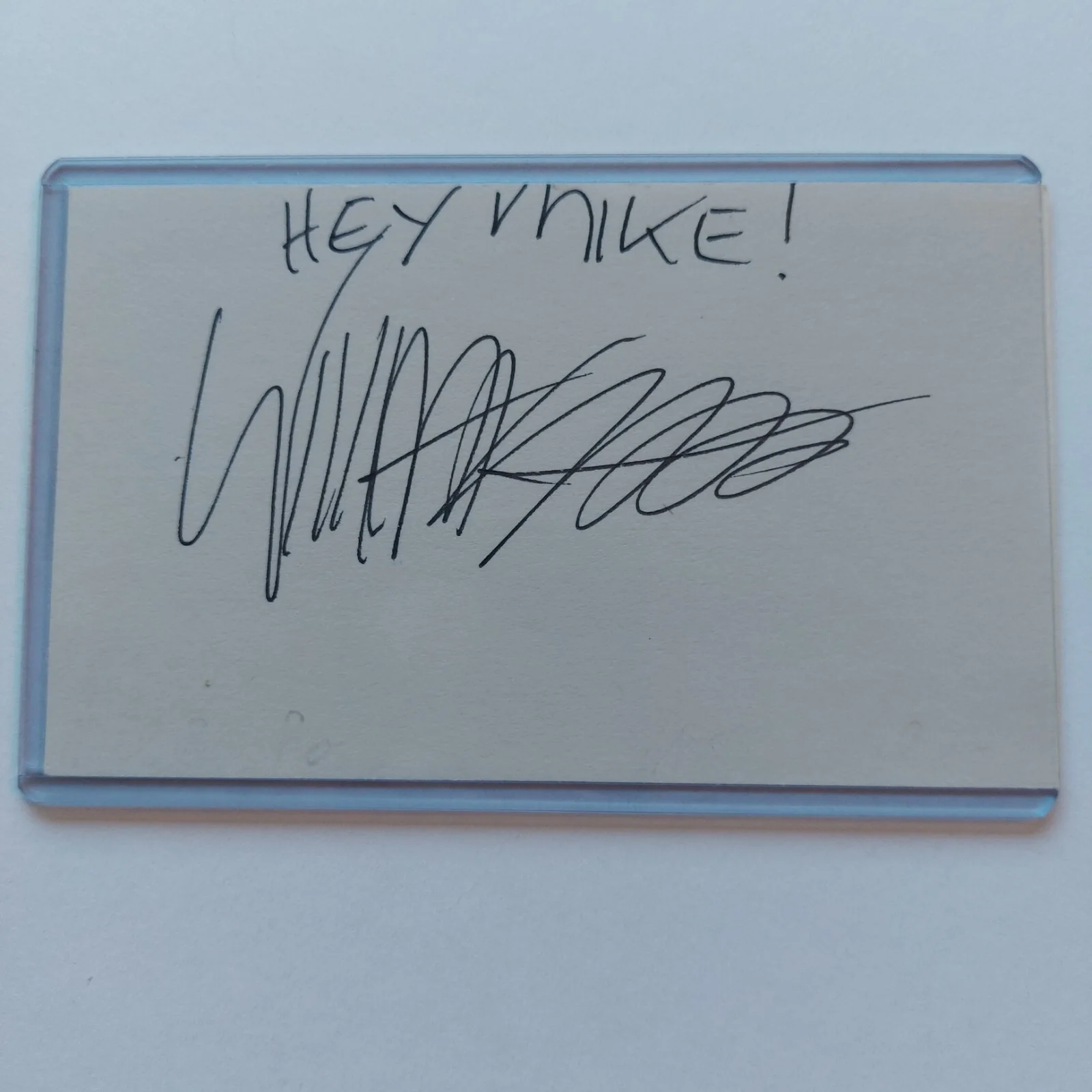 Will Sasso — Will Sasso Signed 3x5 Index Card (Loudermilk, MadTV, Three Stooges ), изображение 2