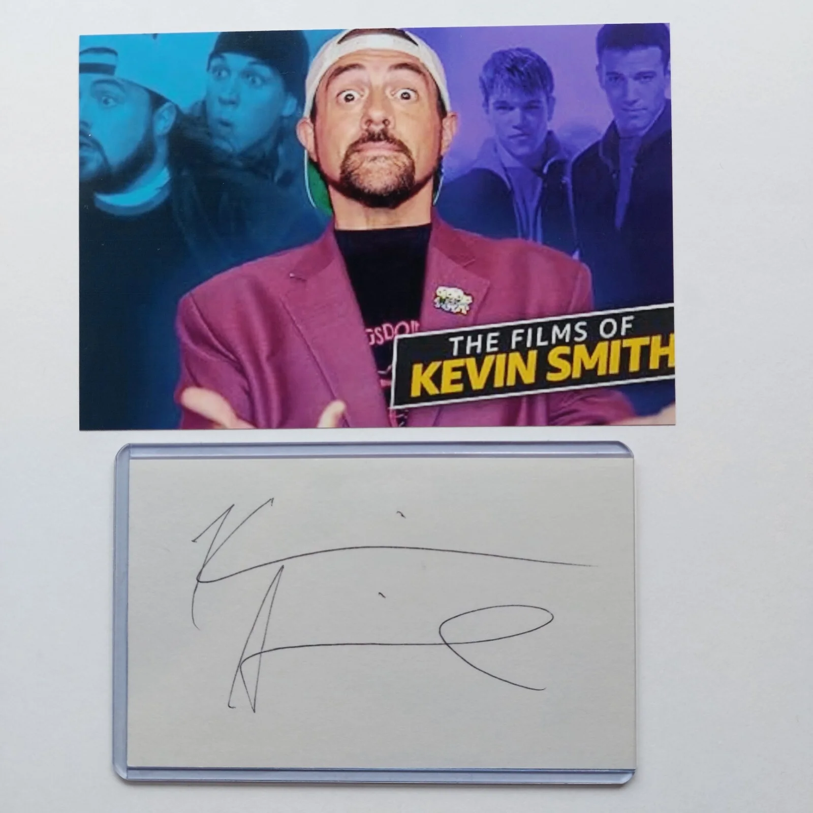 Kevin Smith — Kevin Smith Signed 3x5 Index Card COA (Clerks, Jay and Silent Bob, Mallrats)