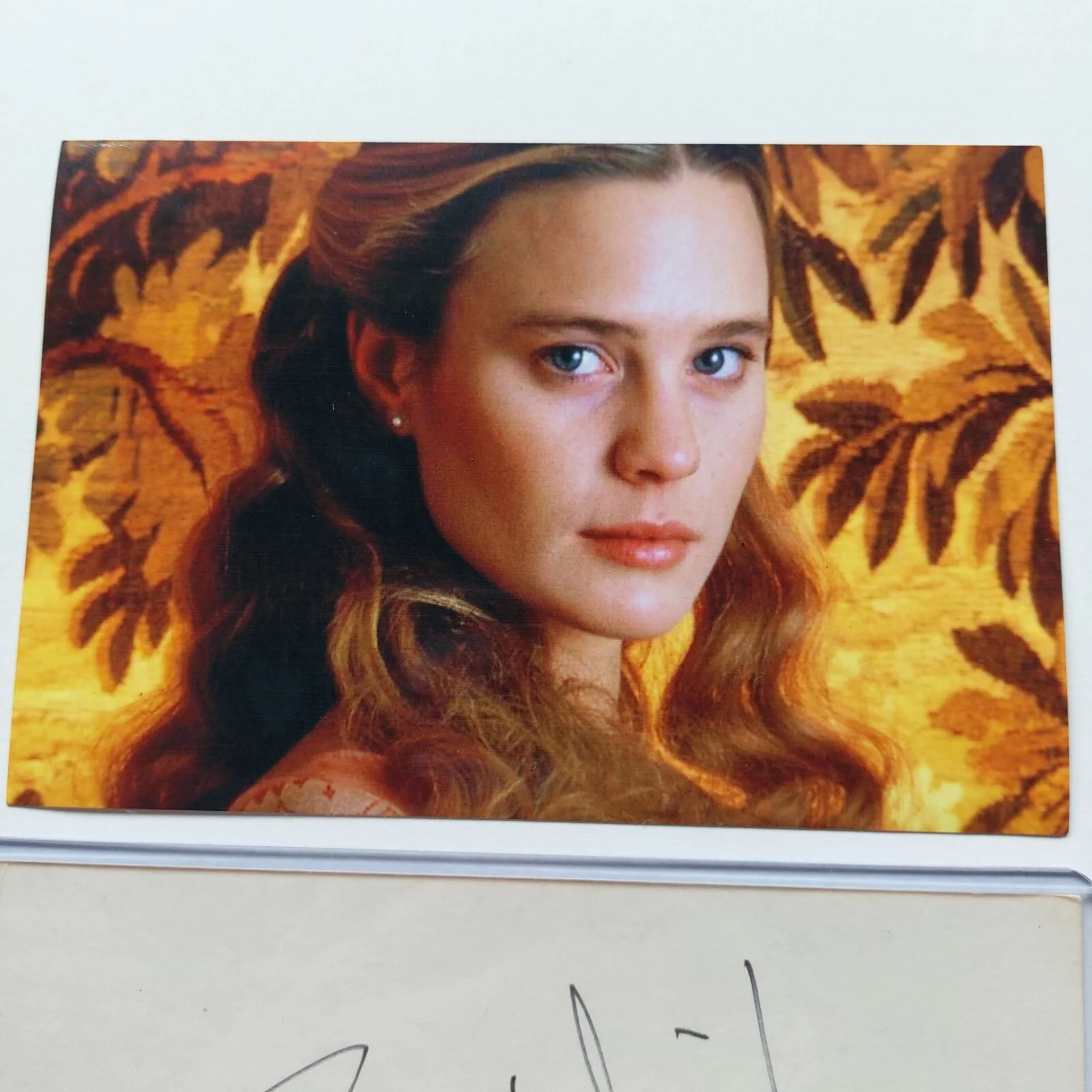 Robin Wright — Princess Bride Autographed Buttercup Robin Wright Signed 4x6 Index Card JSA COA, image 3