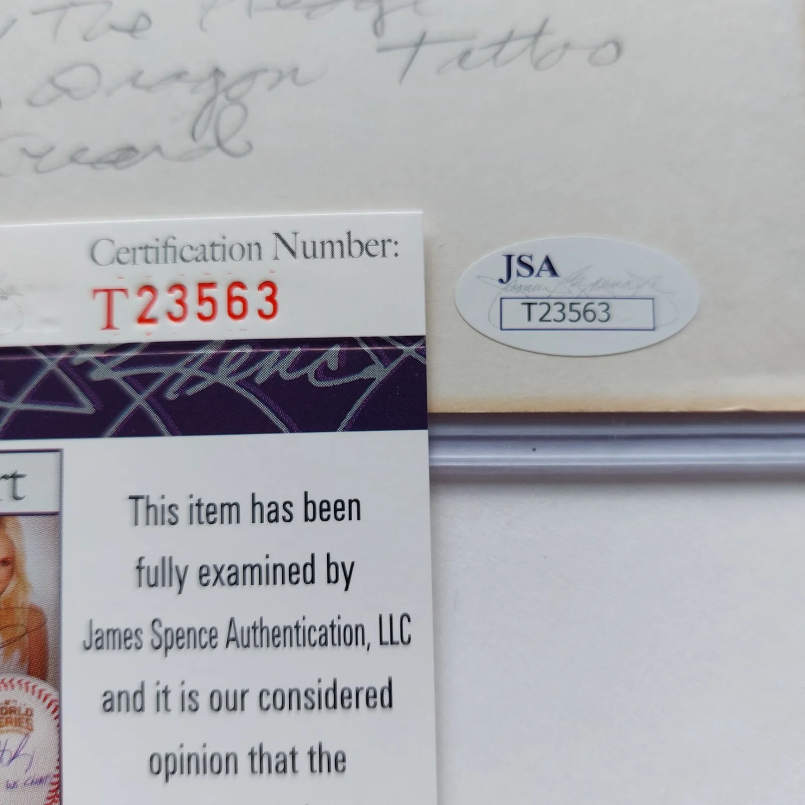 Robin Wright — Princess Bride Autographed Buttercup Robin Wright Signed 4x6 Index Card JSA COA, image 4