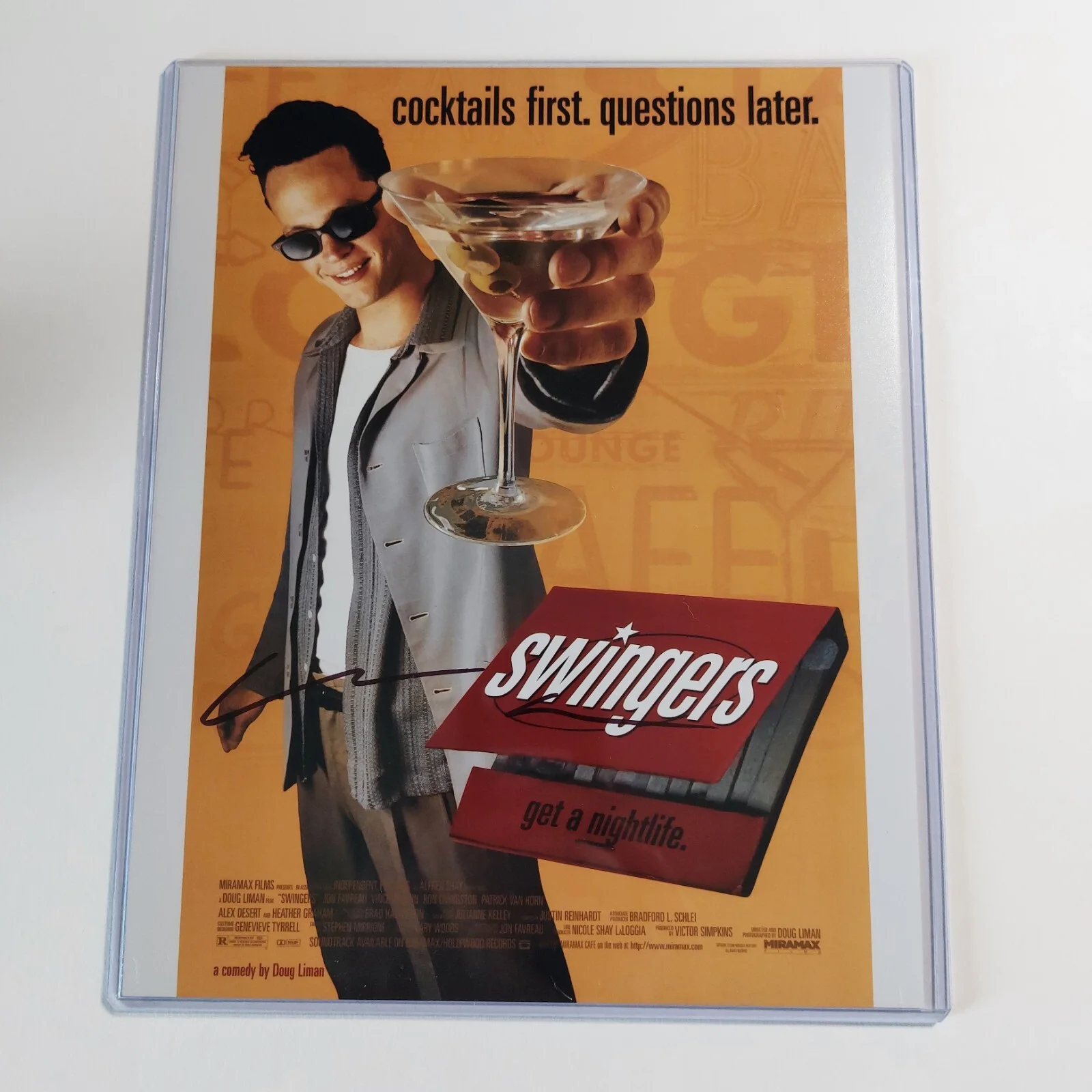 Vince Vaughn — Swingers Signed 8x10 Photo Vince Vaughn autographed Wedding crashers Dodgeball, изображение 3