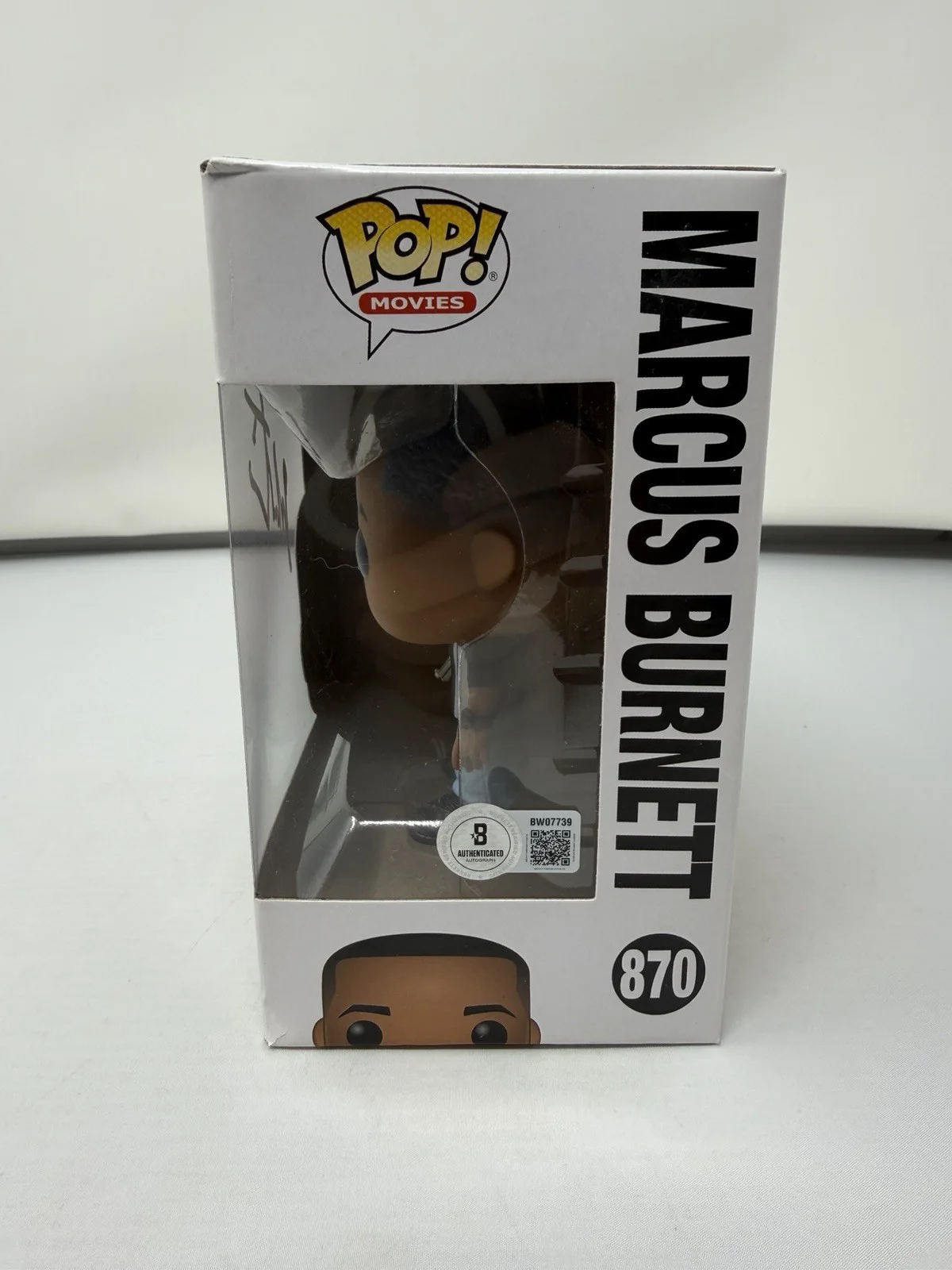 Martin Lawrence — Martin Lawrence Signed Marcus Burnett Bad Boys Funko Pop #870 Beckett COA W/Case, изображение 2