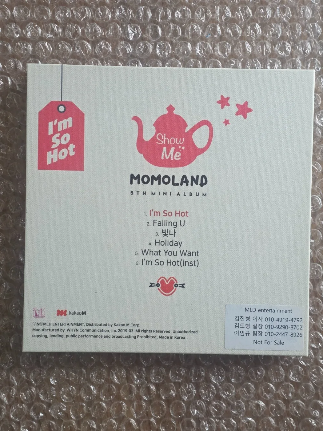 Momoland Promo 5th Mini Album Autographed Hand Signed, image 5