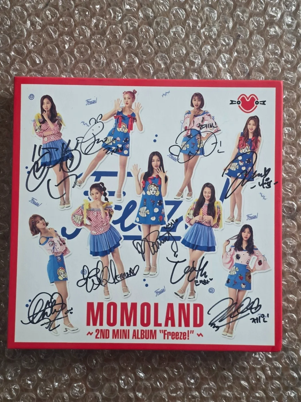 Momoland Promo 2nd Mini Album Autographed Hand Signed, изображение 4