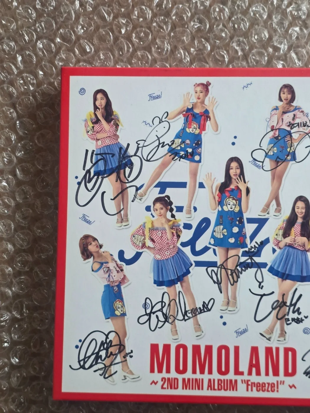 Momoland Promo 2nd Mini Album Autographed Hand Signed, изображение 5