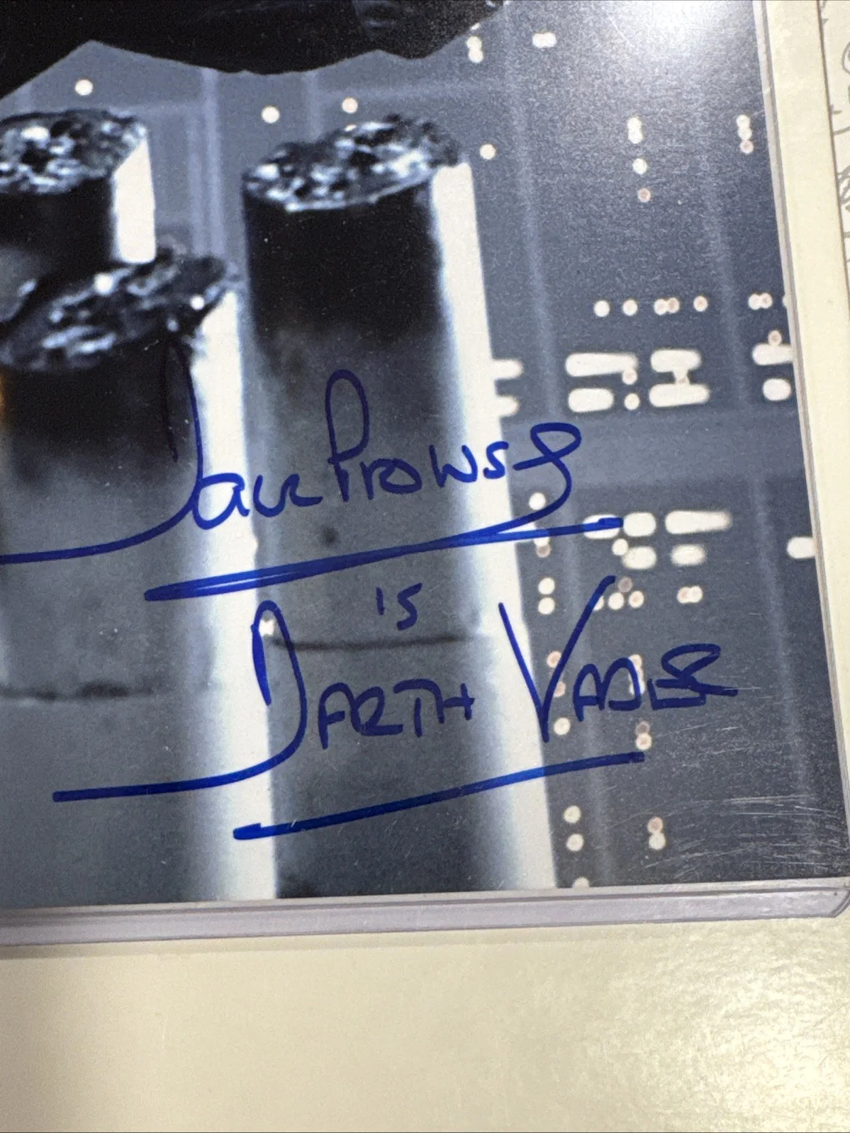 Dave Prowse — Dave Prowse Signed 8x10 Photo Darth Vader Star Wars JSA COA, image 2