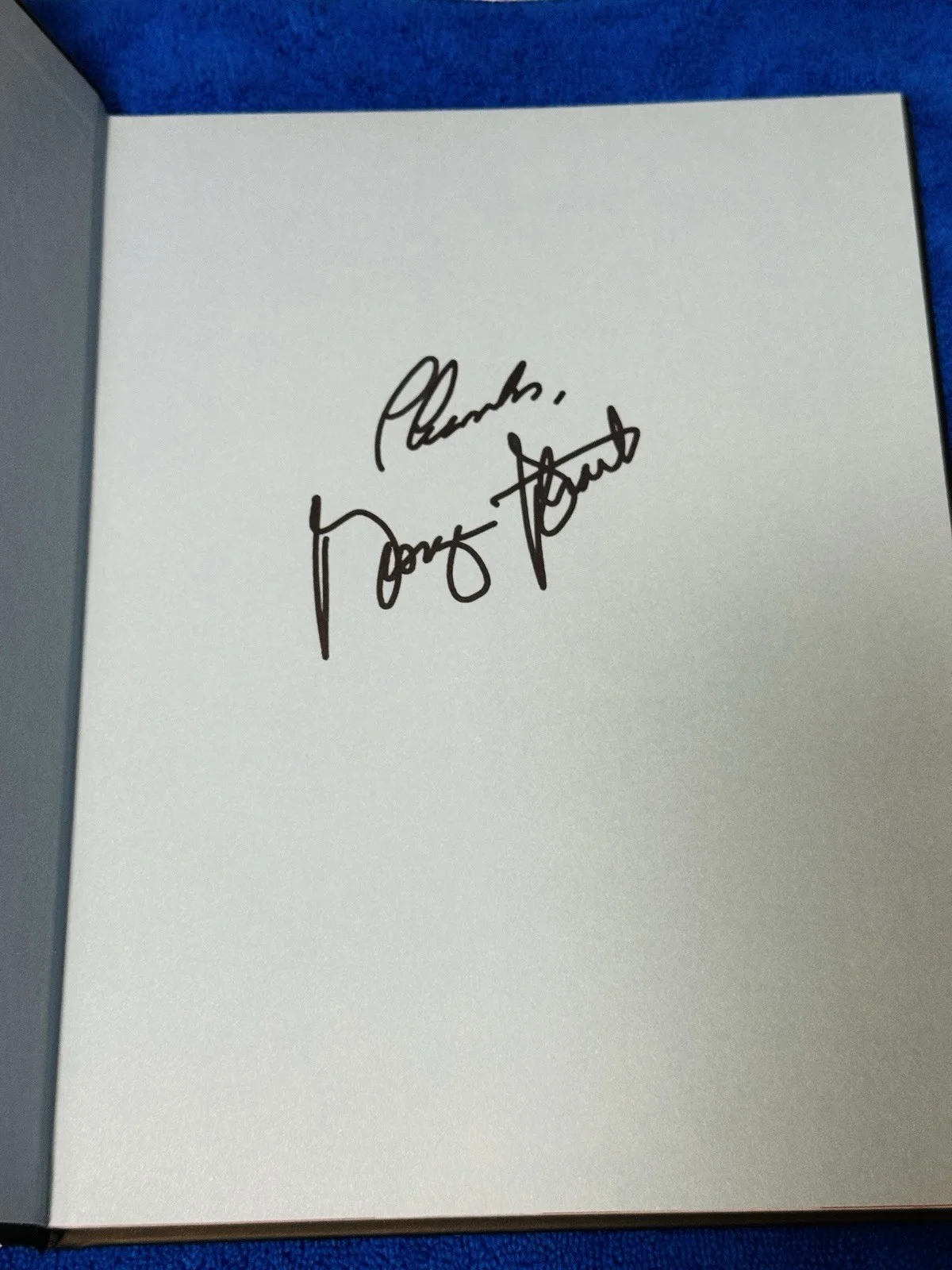 George Strait Signed Strait to Vegas Book Original Country Music Memorabilia, изображение 3