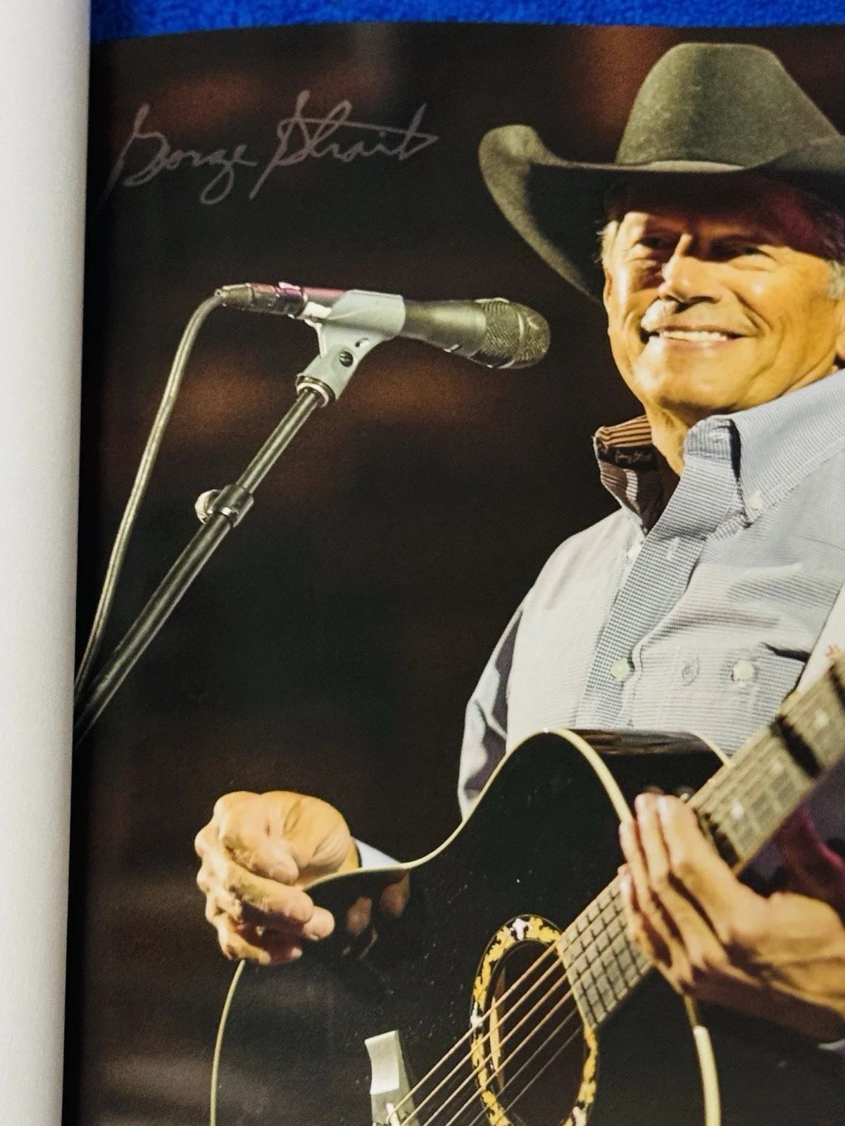 George Strait Signed Strait to Vegas Book Original Country Music Memorabilia, изображение 5