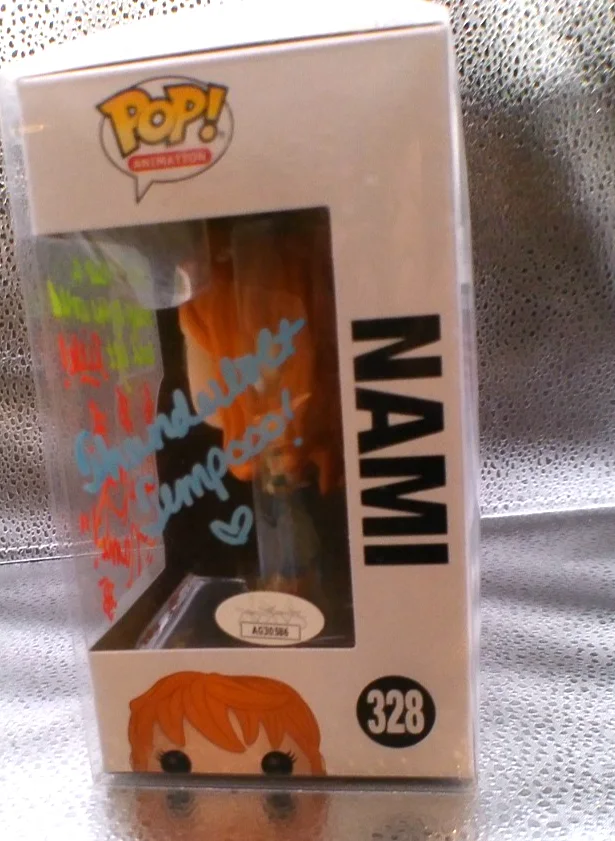 Luci Christian — Luci Christian Signed Funko Nami One Piece Pop Auto With 2 quotes JSA certified, изображение 4