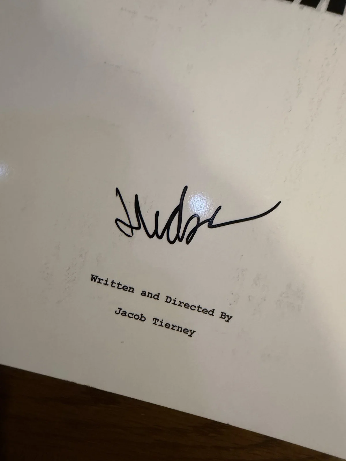 Hudson Williams Signed Heated Rivalry 8.5x11 Script Cover Exact Proof, image 2