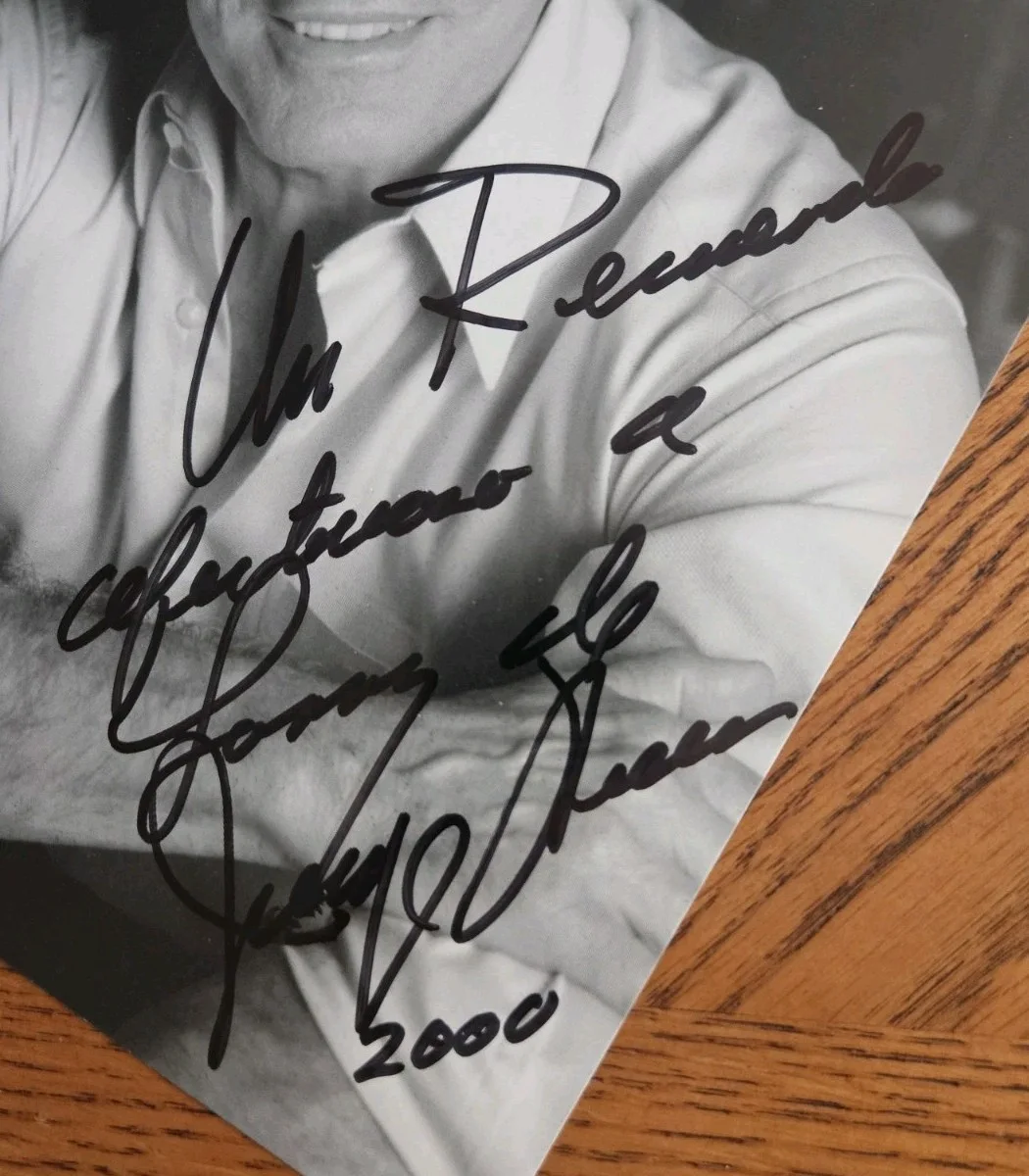 Jorge Rivero — Jorge Rivero rare signed early 8x10" photo, Mexican actor, Rio Lobo w/John Wayne, изображение 2