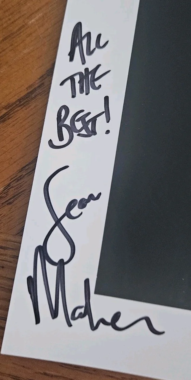 Sean Mayer — Sean Maher signed rare early 8"x10" photo, Firefly TV and Serenity movie actor, изображение 2