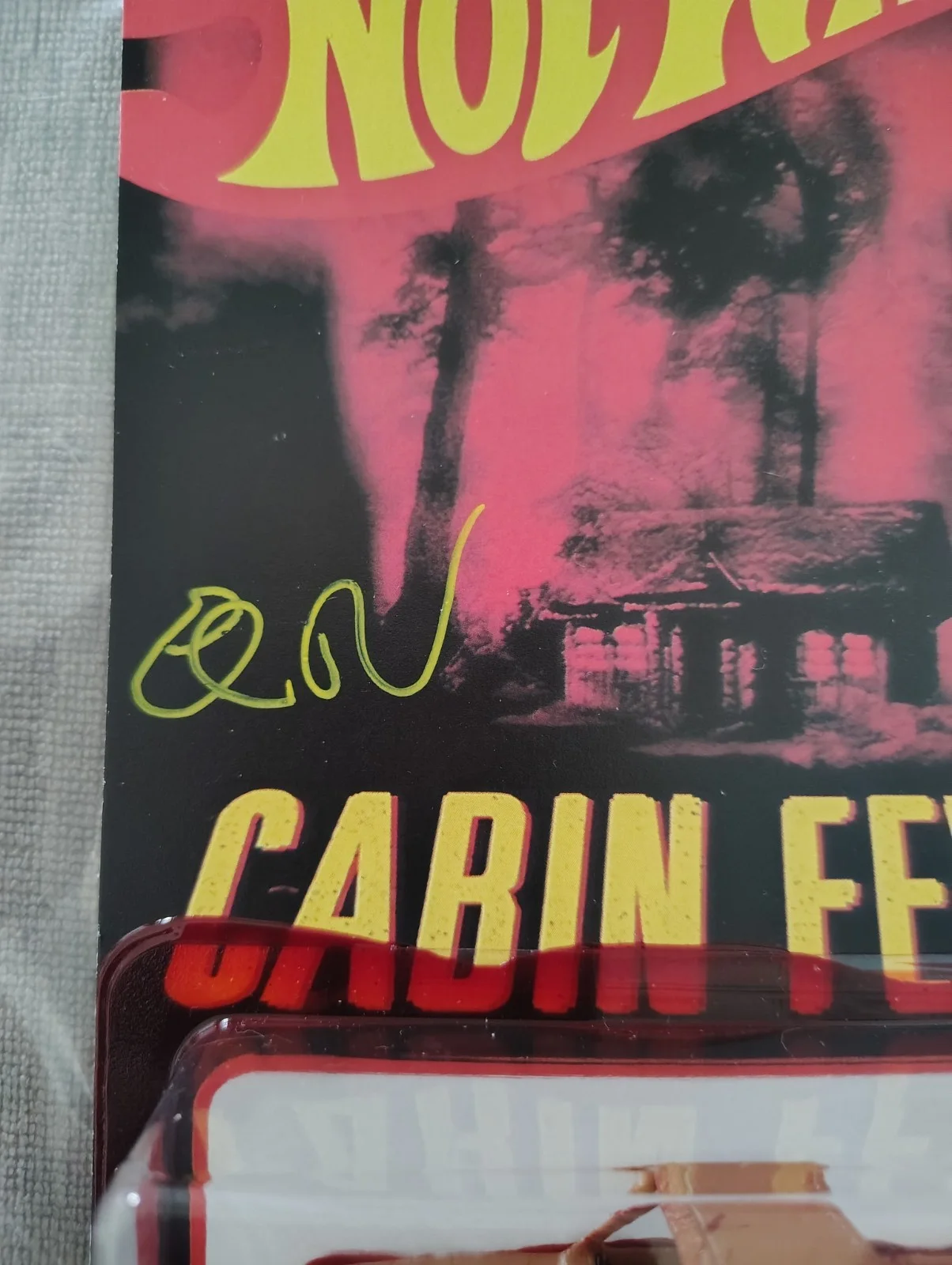 Eli Roth — Cabin Fever Eli Roth Signed Not Wheels Vehicle Figure Exclusive JSA COA Horror, изображение 2