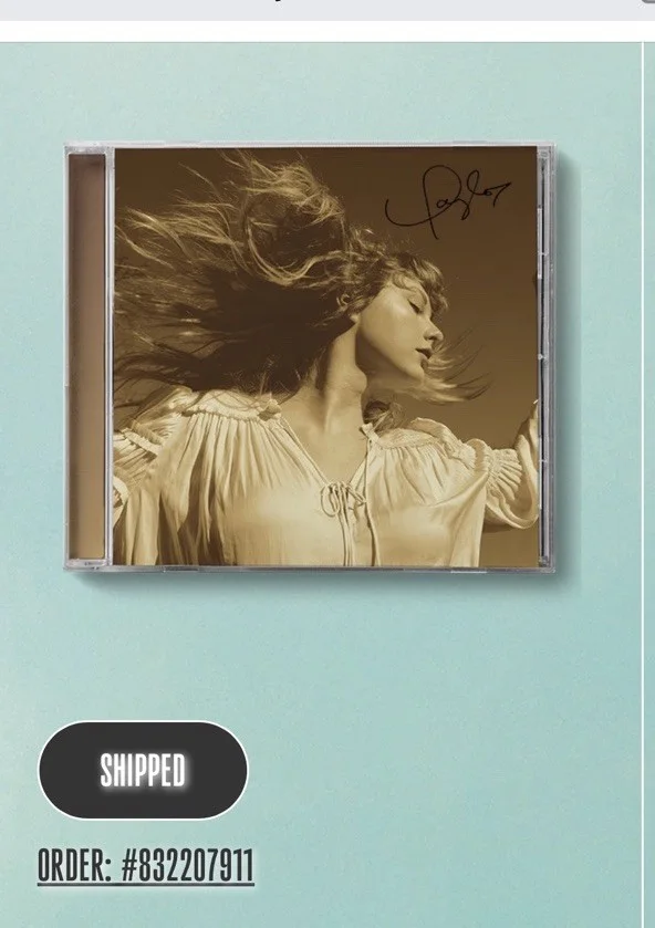 Taylor Swift Fearless (Taylor's Version) SIGNED CD New and Sealed, image 3