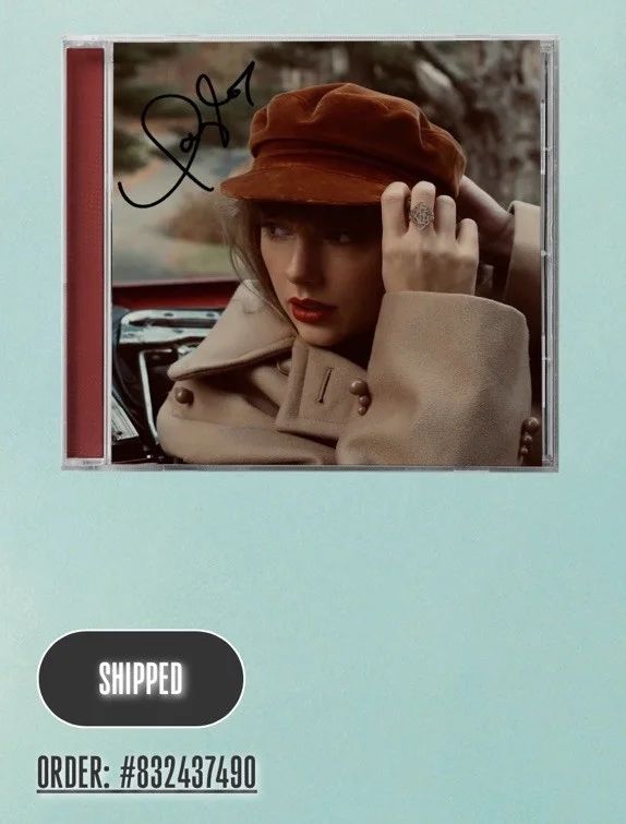 Taylor Swift Red (Taylor's Version) SIGNED CD New and Sealed, image 3