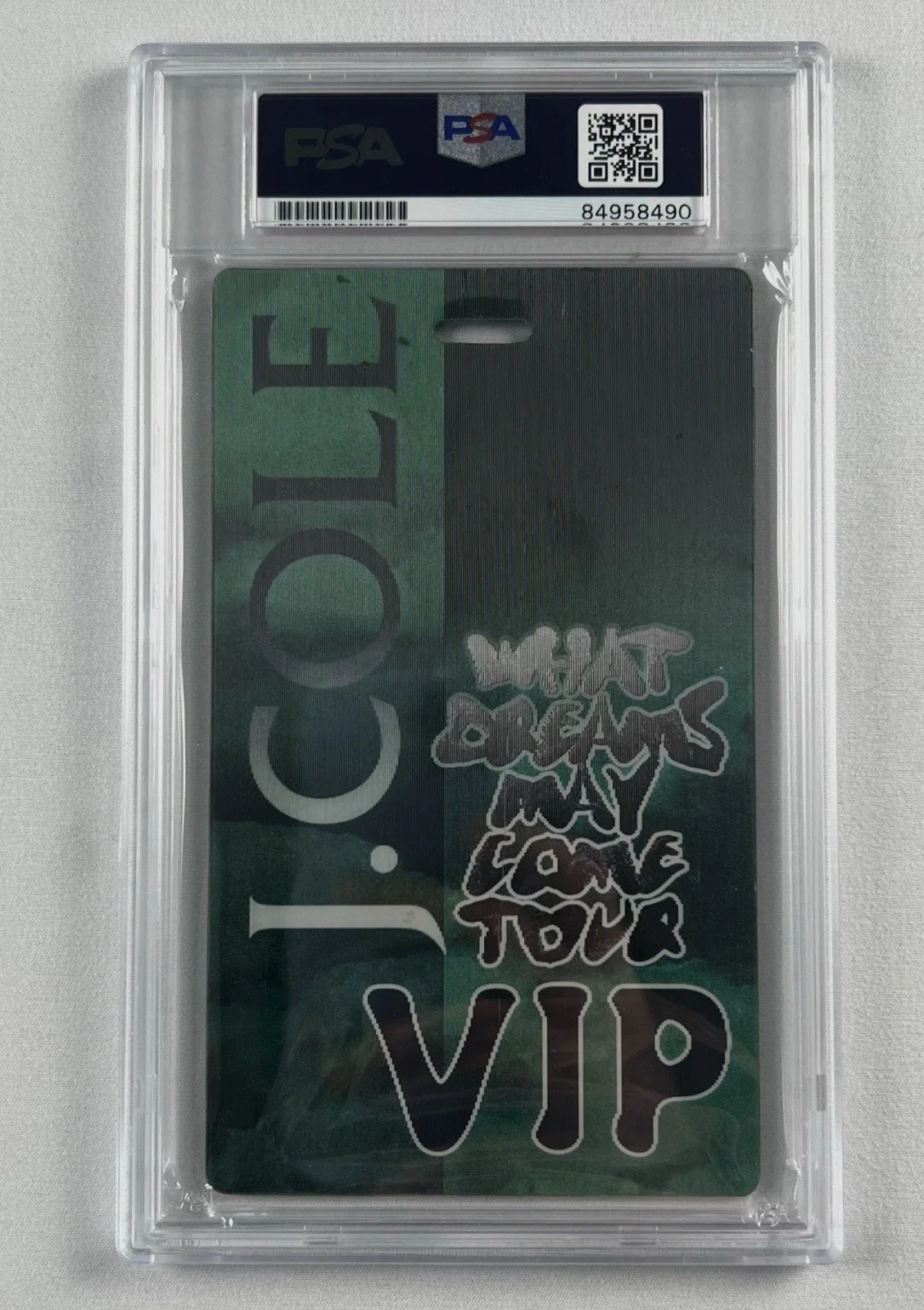 Cole Signed Autographed VIP lanyard PSA/DNA AUTHENTICATED Photo Proof, image 2