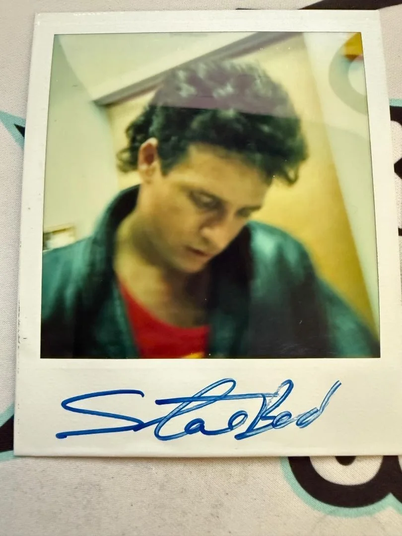 Steve Bond — Two Steve Bond Hand Signed Leaf Polaroid Autograph Bundle Lot of 2!, image 3