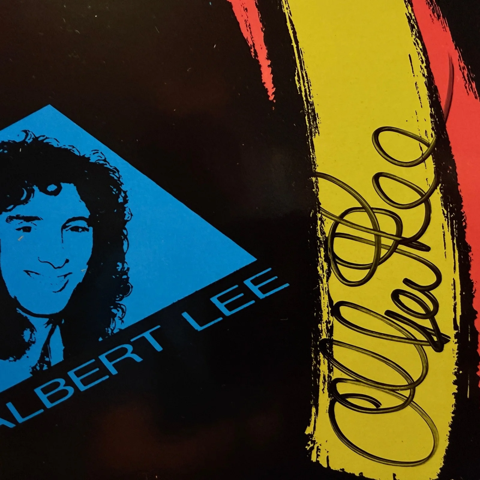 AUTOGRAPHED- ALBERT LEE "No Introduction Necessary" UK vinyl w/Page JP Jones ZEP, изображение 3