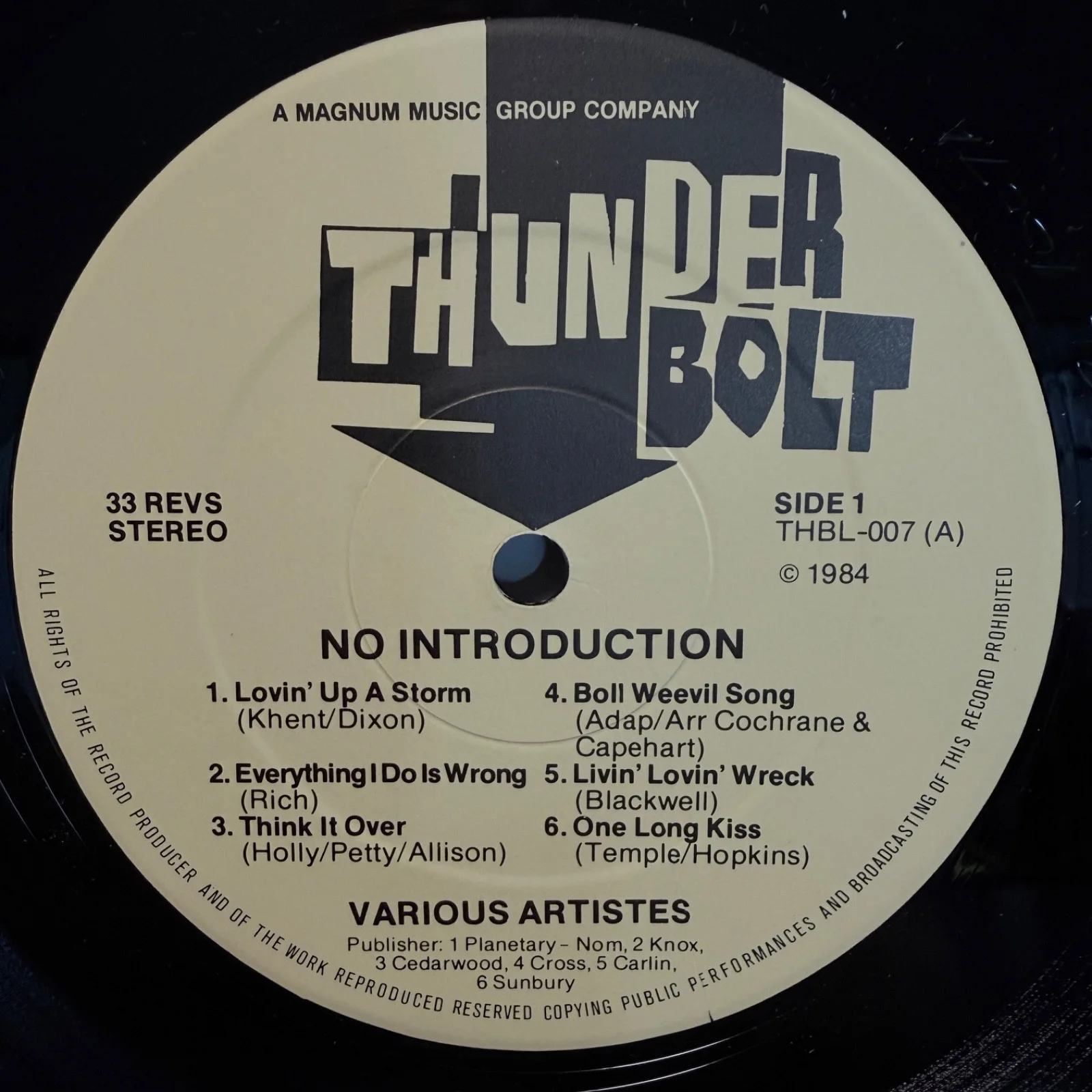 AUTOGRAPHED- ALBERT LEE "No Introduction Necessary" UK vinyl w/Page JP Jones ZEP, изображение 4