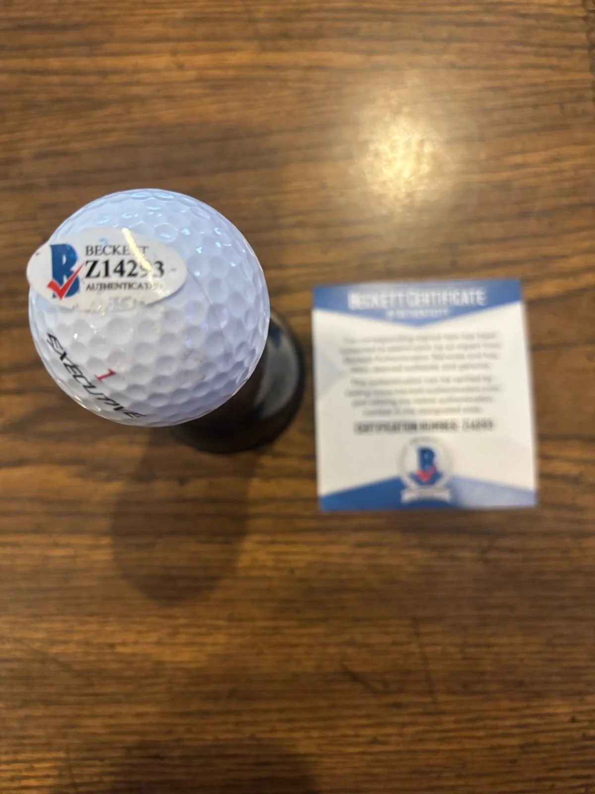 Charley Pride SIGNED Golf Ball BAS BECKETT COA, image 2